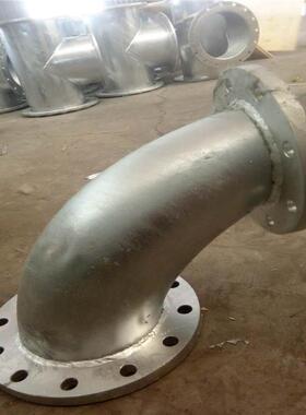 钢制热镀锌双盘弯头 90度碳钢双法兰弯头美标A234WPB变径弯头