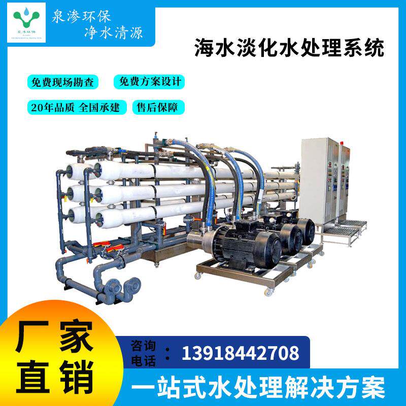 厂家直供 海水苦咸水淡化过滤净化整套机器设备处理机系统1吨/天