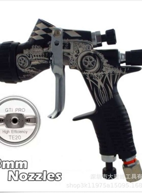 喷枪 TEKNA Copper Gravity Feed Paint Gun 600ml 杯子 1.3m