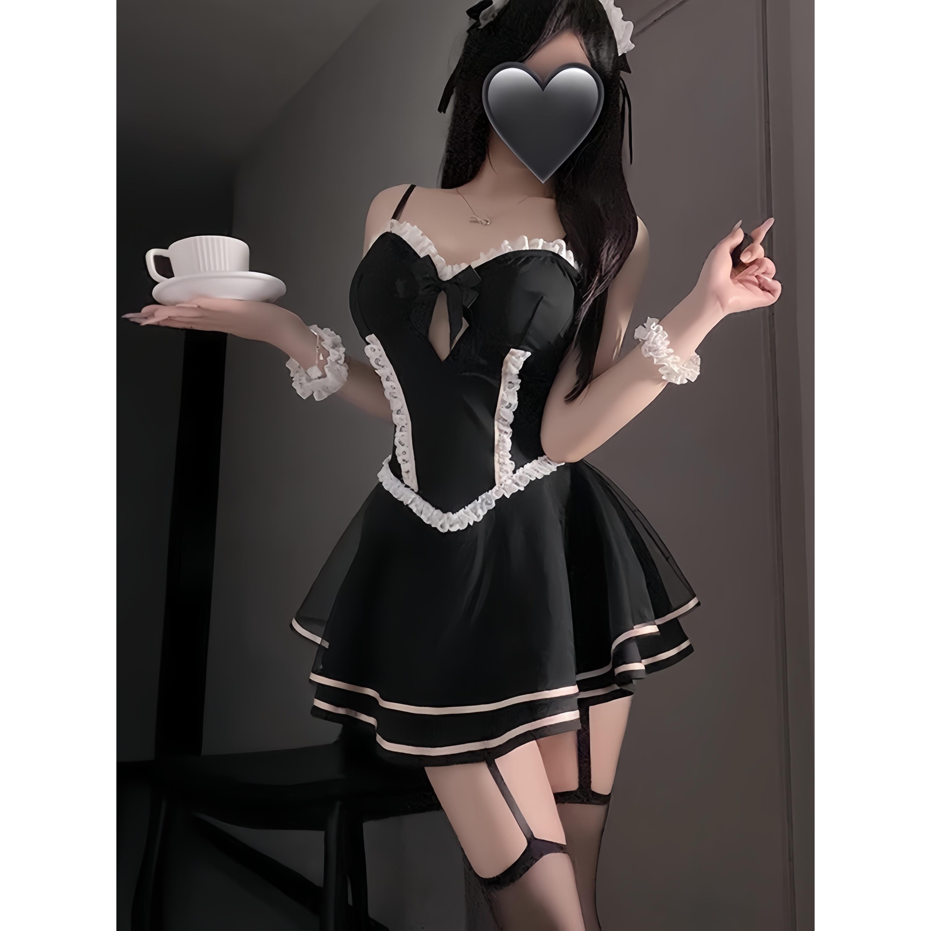 性感诱惑女仆cos趣味制服情趣内衣女佣蓬蓬裙禁欲系纯欲夜店睡衣