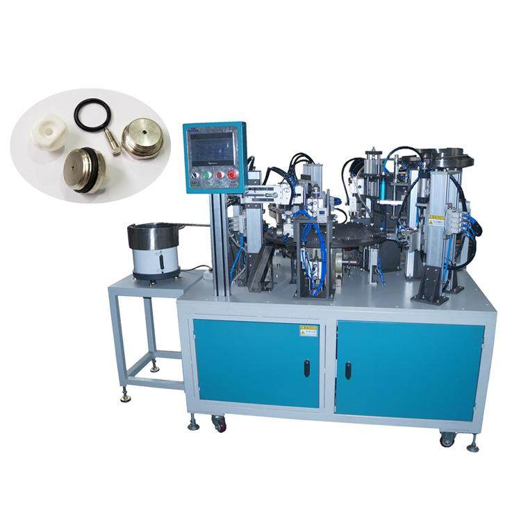 暖气阀堵头组装机 排气阀暖气片散热器配件管件自动组装锁螺丝机