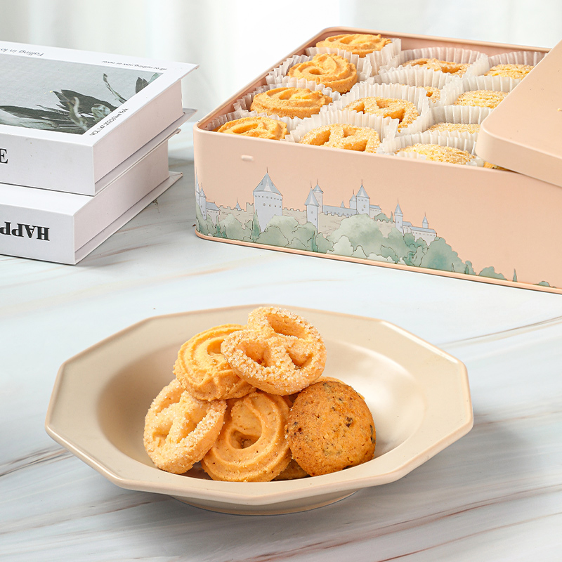 荣华富贵牛油曲奇饼干470g