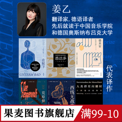 姜乙德文直译作品(全6册) 黑塞 茨威格 悉达多+荒原狼+德米安+在轮下+西线无战事+人类群星闪耀时 外国文学小说 果麦图书