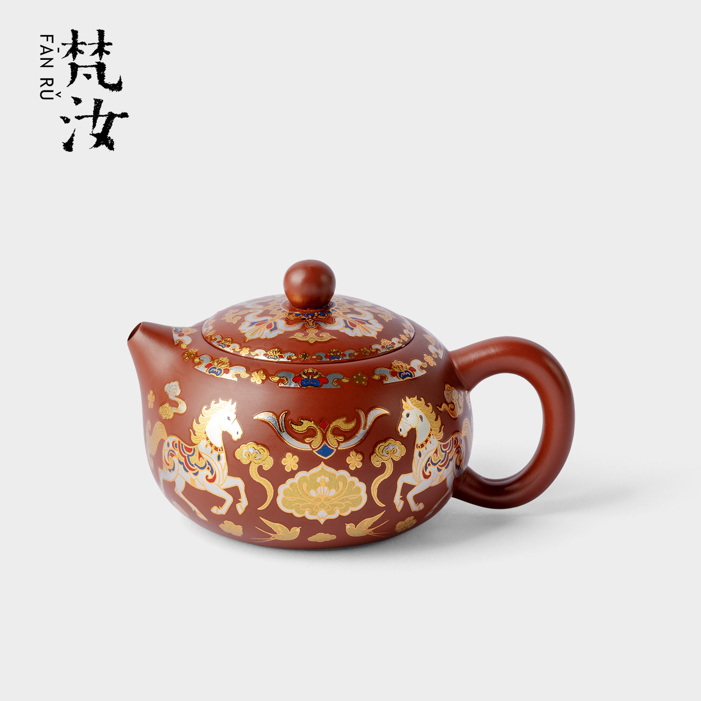 梵汝中式马上有钱西施壶茶壶高端创意朱泥紫砂功夫茶具泡茶壶单壶,餐饮具,茶壶,淘宝优惠券,粉丝福利购,淘宝优惠卷