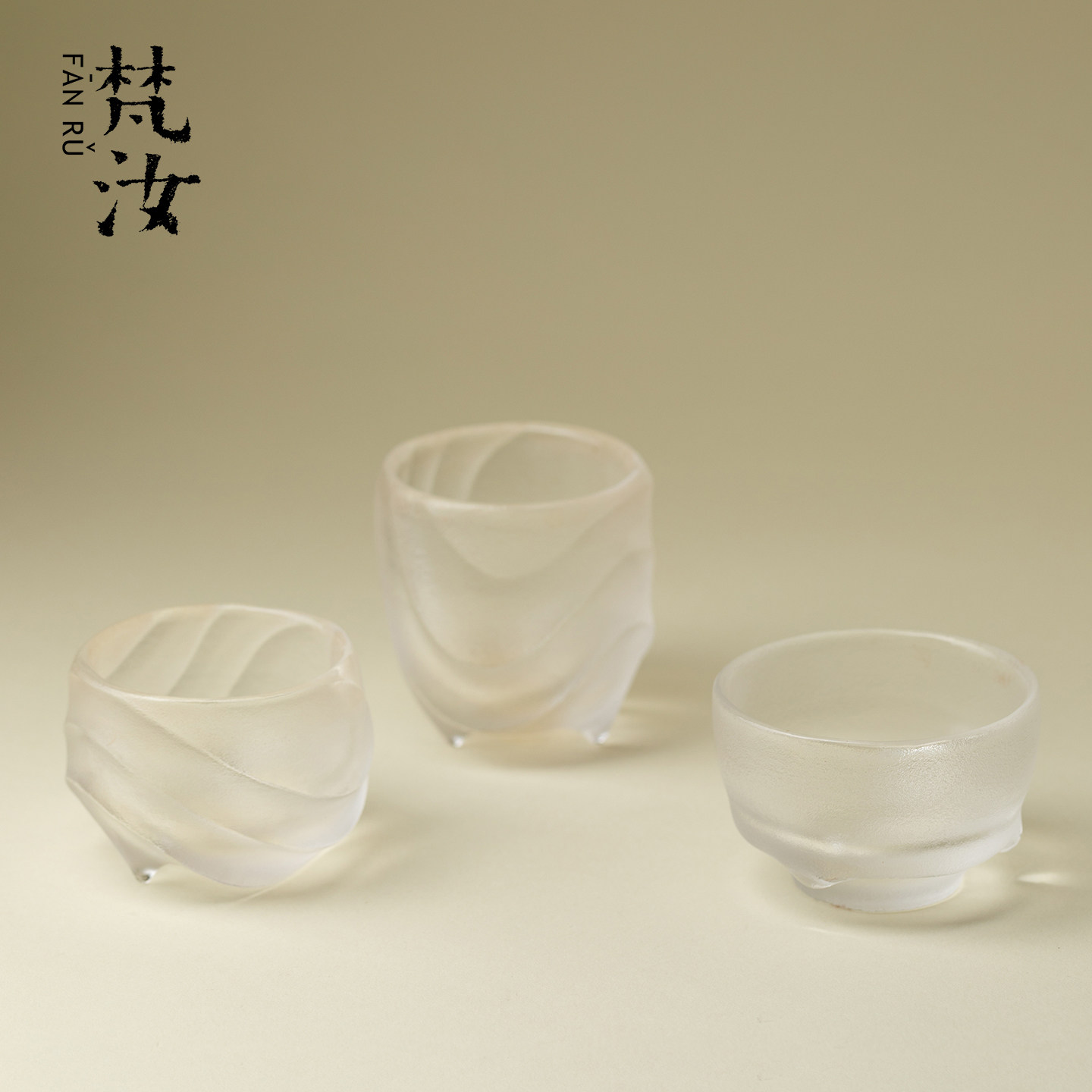 梵汝 缘石台水晶主人杯高档软化水质喝茶杯新中式品茗杯功夫茶具
