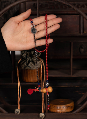 CELESTIAL TAO REALM/道轩堂玄葫问道天珠链 108朱砂阴阳道系项链