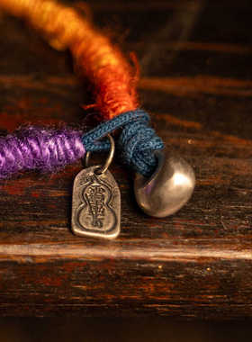 CELESTIAL TAO REALM/道轩堂称心如意秤砣手绳 道系中国风银饰