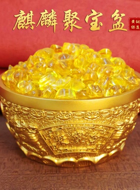 黄铜貔貅聚宝盆摆件黄铜聚财招财
