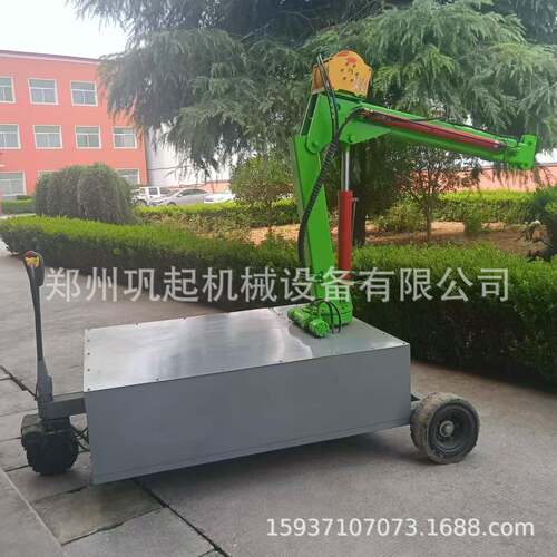 1-2吨小吊车移动运行式吊机全自动液压移动吊机