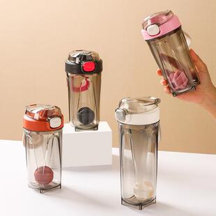 跨境摇摇杯子女运动随身奶昔搅拌杯蛋白摇粉杯健身水杯Water bott