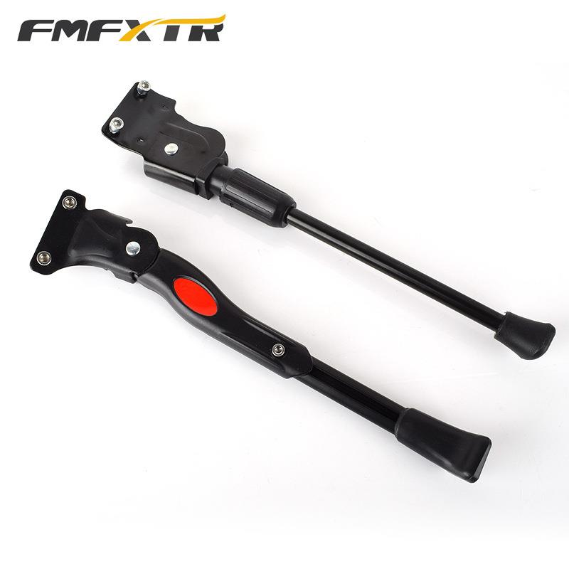 山地车脚撑自行车支架停车架单车边支撑铝合金支撑脚26寸两孔通用