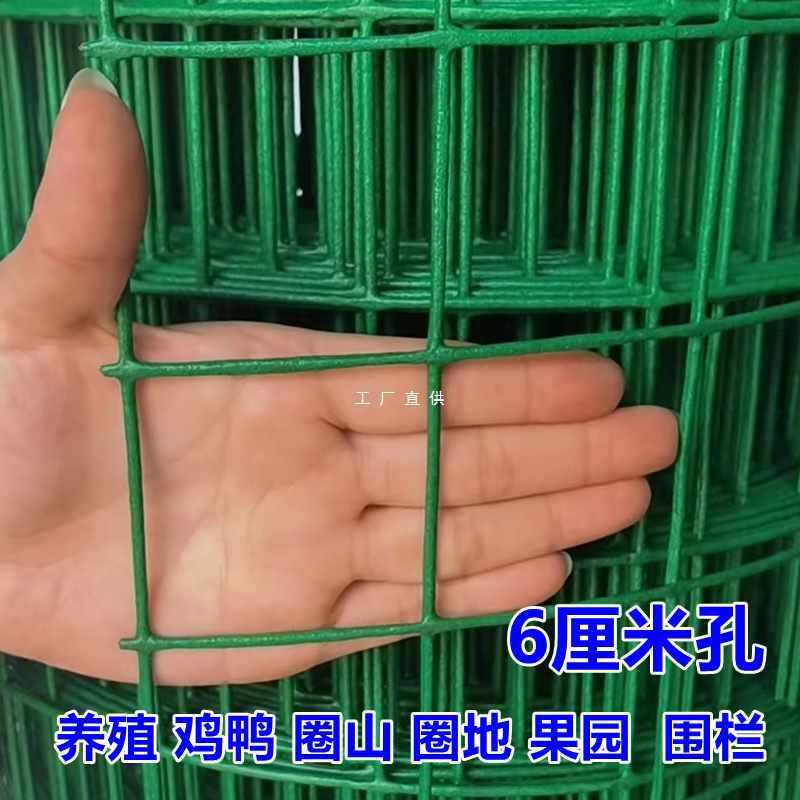 6E3X小网格铁丝网防护网养鸡围栏塑料铁网格网养殖防鼠阳台防护网