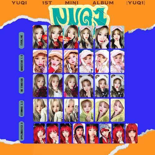GIDLE女娃YUQI宋雨琦SOLO特典签售1st Mini Album[YUQ1] 小卡