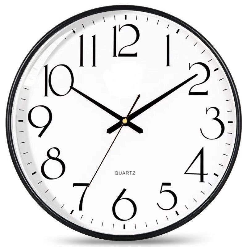 家用静音钟表挂钟客厅时尚创意个性时钟挂表简约电子石英钟挂墙上