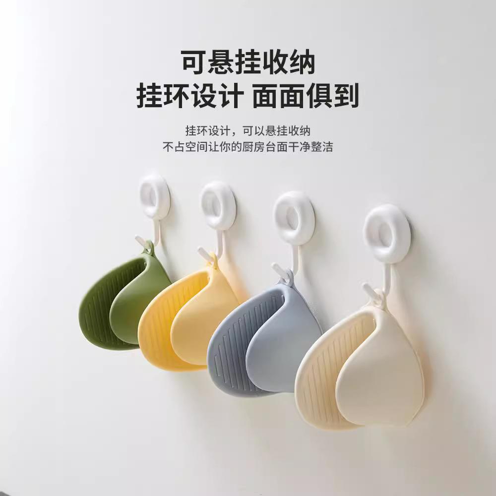 硅胶加厚隔热手套厨房家用耐高温烤箱手套微波炉烘培防烫手夹