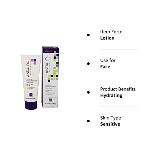 速发Andalou Naturals Daily Defense with SPF 18 Age-Defying F