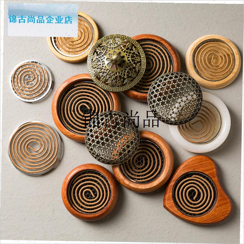 盘香架香盘香托支撑架y香薰炉家用室内檀香盘香盒底座小香,