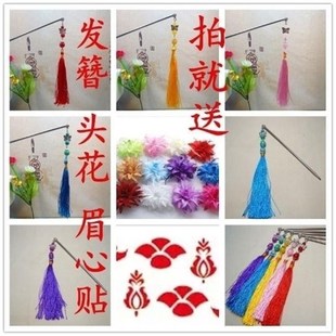 儿童古装女唐朝汉服公主拖尾贵妃宫廷古代衣服仙女古筝演出服装