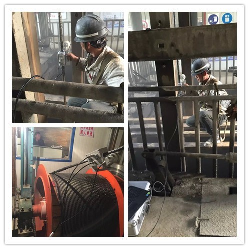 便携式钢丝绳探伤仪电梯钢丝探伤测试仪煤矿绞车钢丝绳探伤检测仪