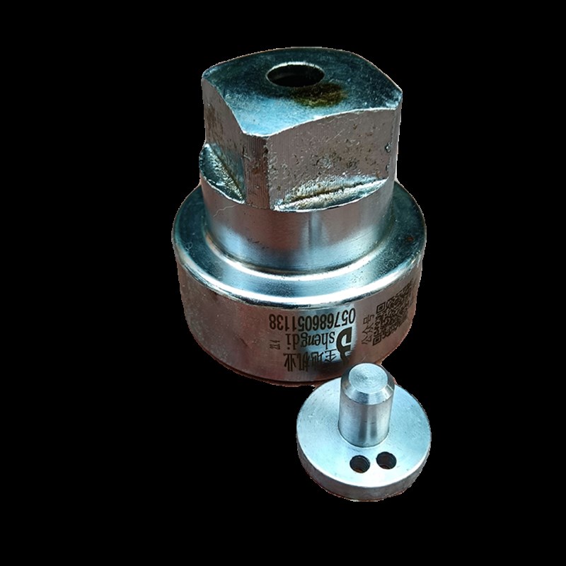 圣地1.3平头大帽新款加长B007配件膨化机机头大帽原厂螺母弯管帽