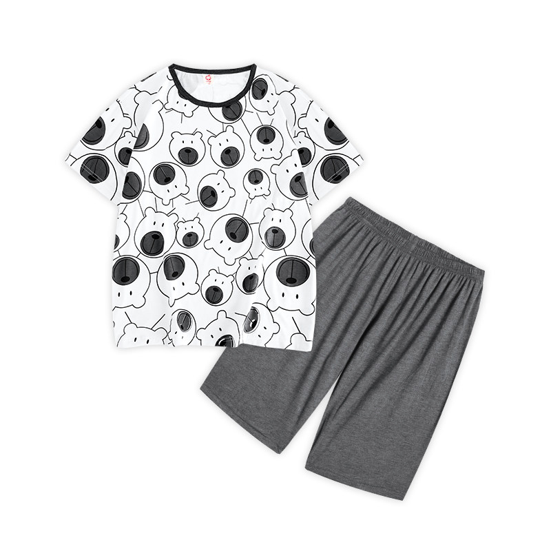 男童加肥加大夏装胖童儿童睡衣加肥加大家居服中大童胖孩子两件套