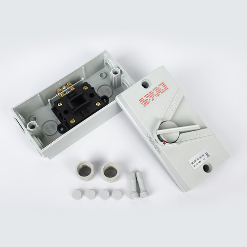 室外防水隔离开关交流 2P20A/32A/63A户外防雨单项负荷开关220VAC