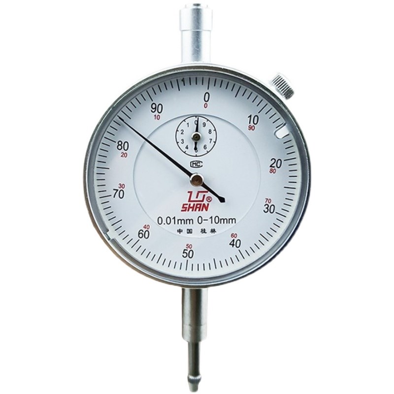 桂林桂量机械式百分表0-10/20/30/50*0.01指示表0-1*0.001千分表