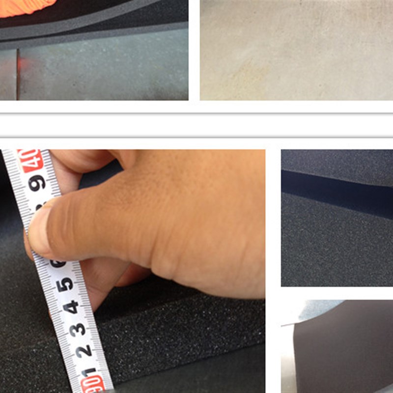 定做高密度黑色海绵垫片大块 包装 防震隔音 薄海绵内衬 吸油防尘