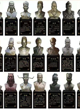 定制头像雕塑玻璃钢半身胸像名人物雕像铸铜真人肖像纪念亲人摆件