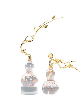 新中式创意葫芦摆件轻奢家居客厅玄关酒柜书房办公室样板房装饰品