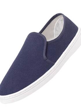 汉盾   ZB-01-M901 PVC底防静电帆布鞋 蓝色 1双