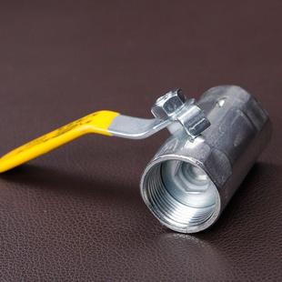 雾冰花铁球阀 双内丝碳钢球阀4分6分1寸 球阀开关DN15DN20DN25