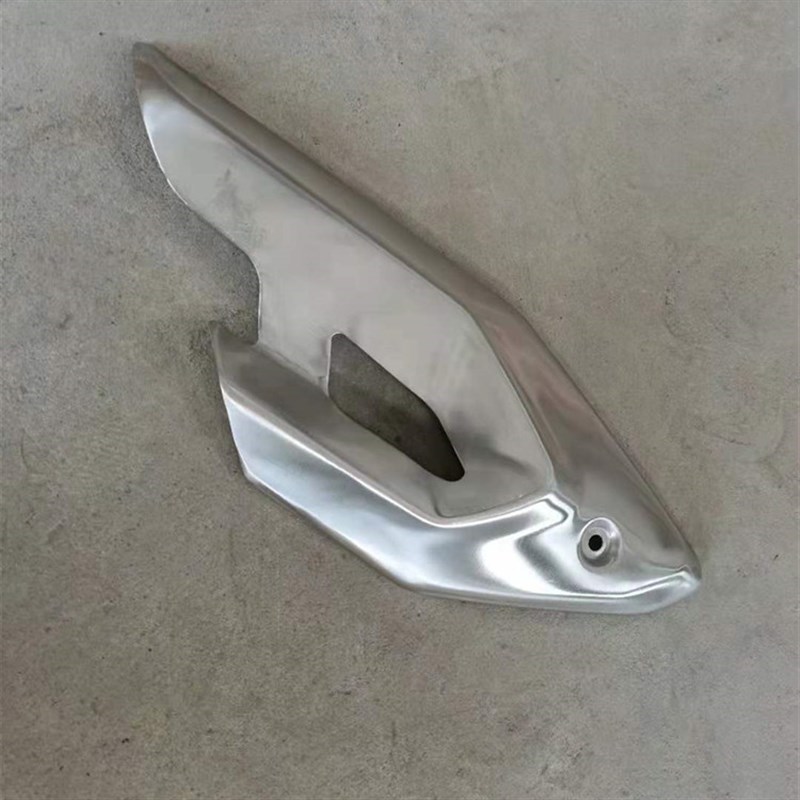 适用贝纳利502C摩托车配件BJ500-6A排气管烟囱消声器消音器护板