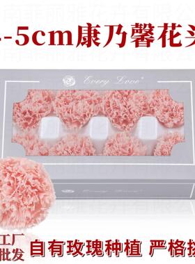 永生花康乃馨花头8朵装diy材料高级感礼品母亲节玫瑰干花花束