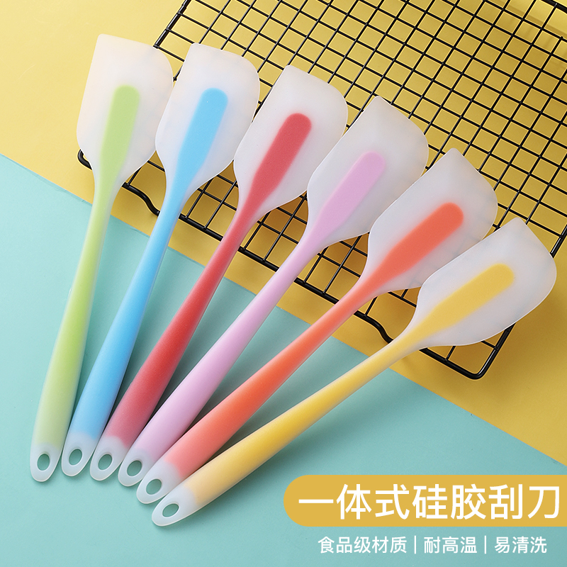 蛋糕店一体式硅胶刮刀搅拌铲