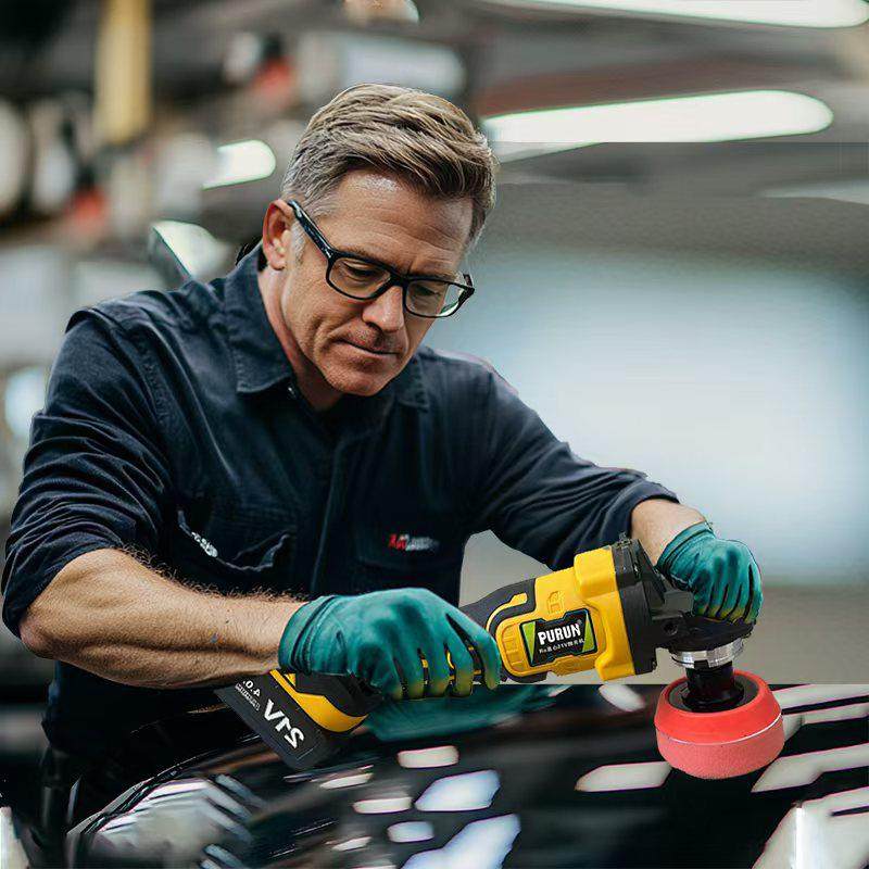 无线汽车抛光打蜡机神器打磨机美容专用车漆划痕修复海绵轮抛光盘