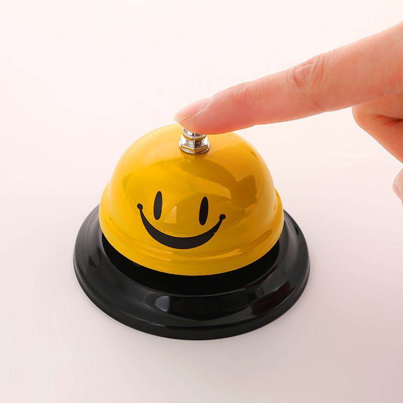 韩国文具学生餐铃 传菜呼唤吧台 手按上菜餐厅铃铛礼品现货