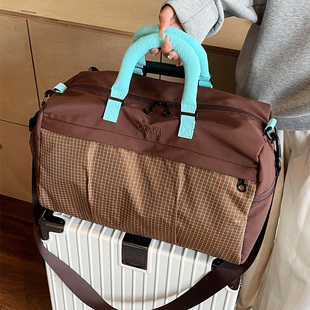 大容量手提旅行包短途外出行李箱附加包男女士可套拉杆旅游收纳袋