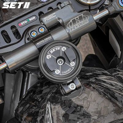 SETII摩托车跑车街车手机导航支架凯越450RR春风SR钛尺减震支架