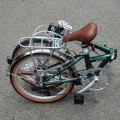 20寸22寸451大复古行折叠自行车d7d10p8v刹后货架座架衣包架尾架