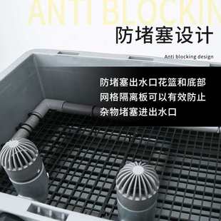 鱼缸过滤器龟缸过滤盒沼泽过滤箱周转箱鱼池水净化循环系统免换水