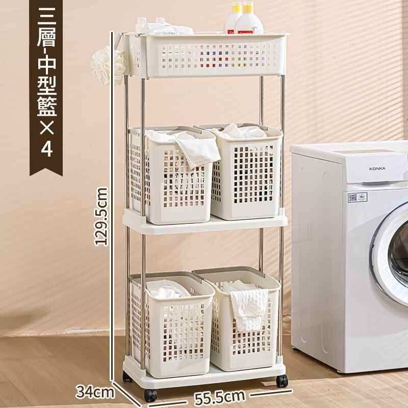日式脏衣篓家用脏衣服收纳筐大号卫生间浴室洗澡神器洗衣篮脏衣篮