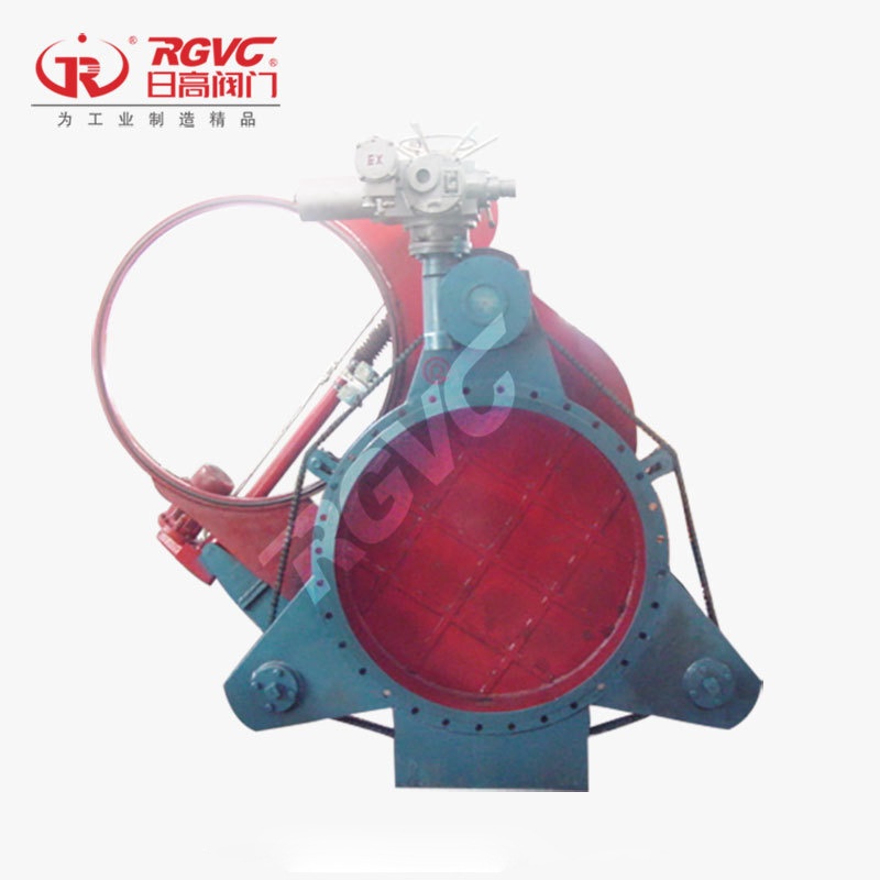 厂家供应扇形盲板阀F9L43X-2.5链条式眼镜阀DN100批发高耐温