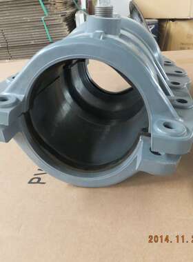 UPVC哈夫式抢修接供应 DN350 DN400PVC哈夫节抢修器补漏器