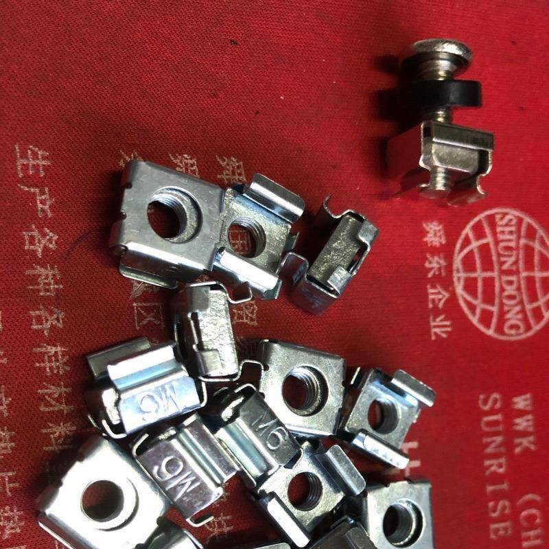 卡式螺母 机柜螺丝 吊环 螺丝吊环 卡扣 自攻螺丝 尼龙垫片