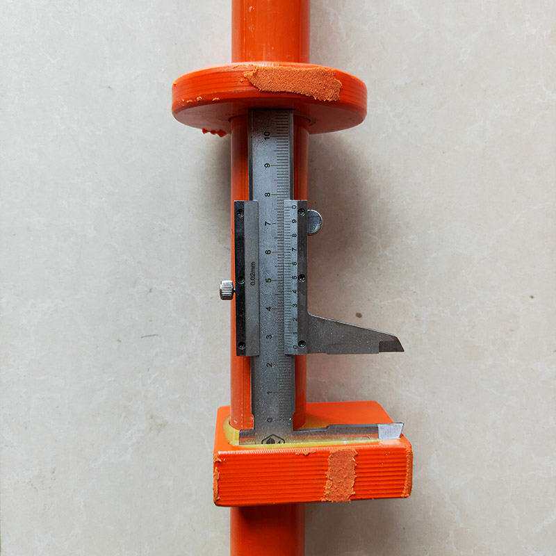 直径30mm导线测径杆带电作业线径测量杆2.5米架空导线测量尺