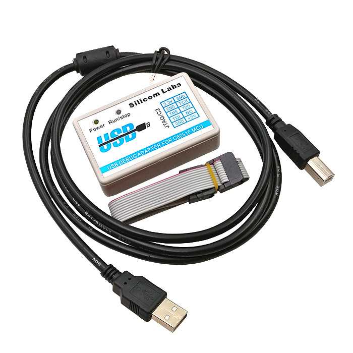 C8051F仿真器 下载器 烧写器U-EC6 新华龙USB下载器  JTAG/C2