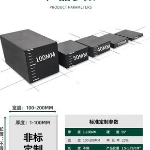 橡胶板橡胶减震垫桥梁减震块定制橡胶减震垫防滑减震垫