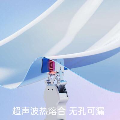 左都水母透明长柄雨伞爱你女生高颜值小清新拒水加厚加大号双人伞