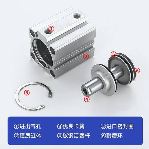 薄型气缸SDA50*5/10/15/20/25/30/40/50/60/70/80/90100S